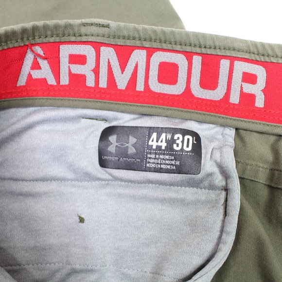 Under Armour Outdoors Olive Men's Pants Stretch Waist Great for Scouting 44x30 - Picture 3 of 7